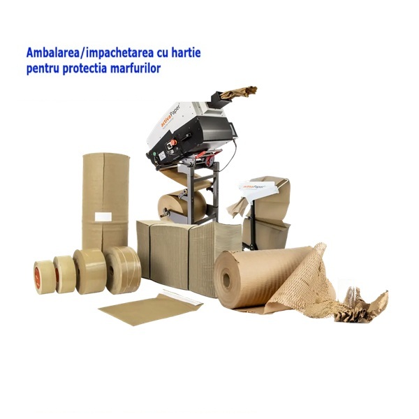 Hartie kraft natur pentru protectie marfuri